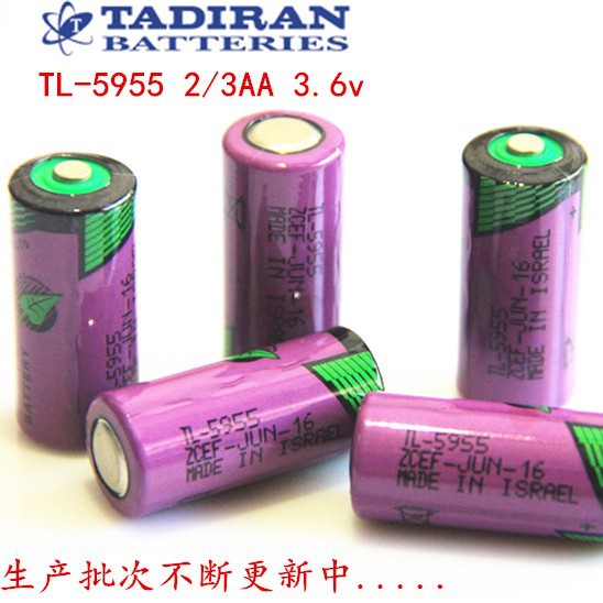 TL-5955 2/3AA 3.6V ER14335以色列TADIRAN塔迪兰锂电池TL-5955
