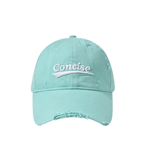 2025 New Hole Deepened Cap Women's Summer Sunscreen Baseball Cap Wide Brim Big Face Showing Face Small Hat for Men