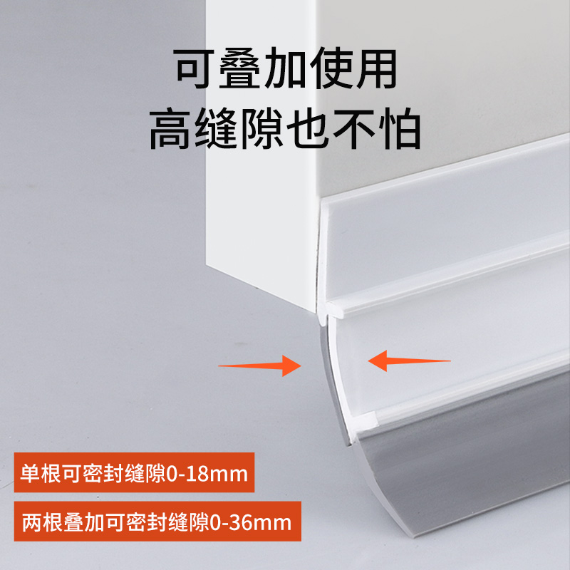门缝门底密封条门窗缝隙防风条房门隔音神器防盗门挡风自粘门贴