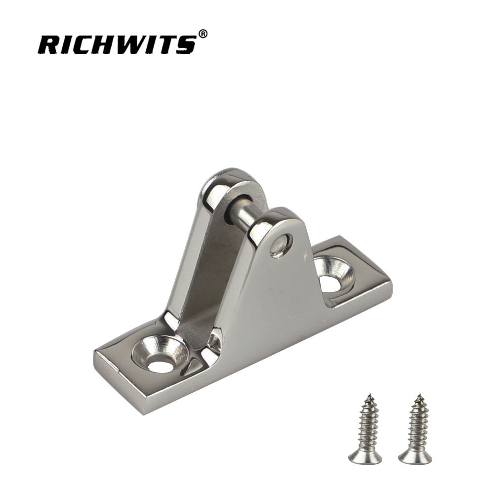 智博金属 RICHWITS 不锈钢正山形座 游艇遮阳山形座船用五金配件