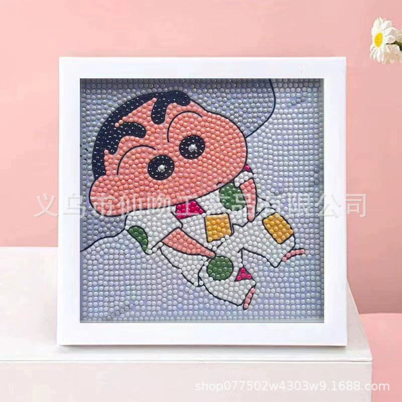 DIY-набор для алмазной мозаики 17×17 см, пластиковая рама, дизайн щенок, полный набор инструментов для кладки