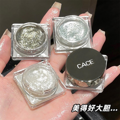 メイクアップ CACE ブロークン ラメ アイス ダイヤモンド アイシャドウ パール光沢 ブロークン ダイヤモンド スーパー シャイニー クリスタル カット アンド ブライトニング モノクロ アイシャドウ リキッド