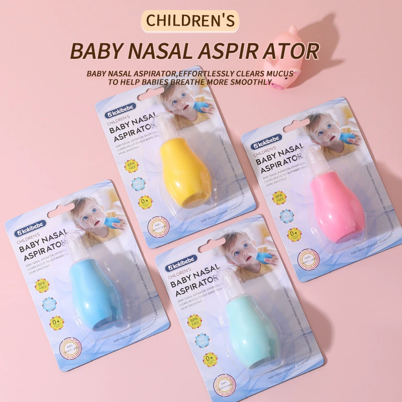 Производитель поставляет ручной назальный аспиратор для младенцев, очиститель носа от слизи и заложенности для малышей, назальный аспиратор-помпа из ТПЭ для младенцев.