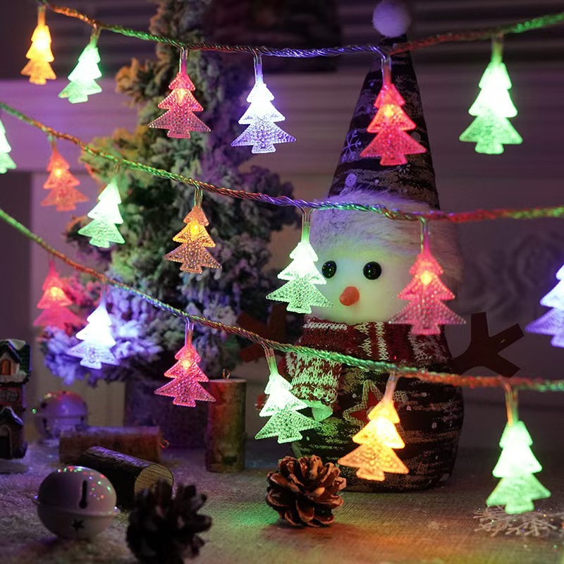 Navidad LED decoración interior copo de nieve alce burbuja bola atmósfera decoración lámpara solar string