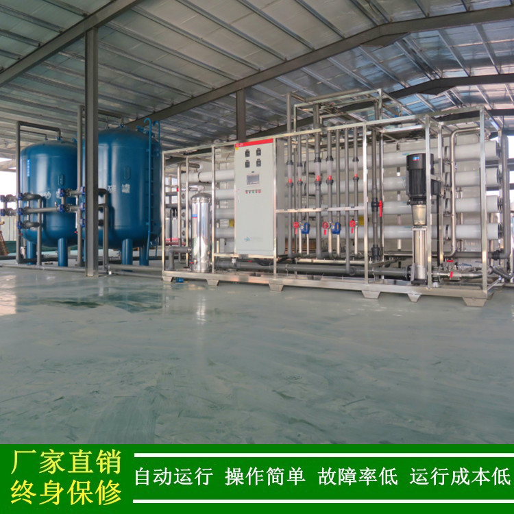 绿健厂家直销20吨每小时二级RO纯水机_反渗透ro纯水生产处理系统