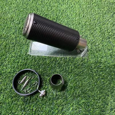 450SR 250RR NINJA400 universal, Motorcycle exhaust pipe - 89-carbon-fiber-with-mesh-51mm