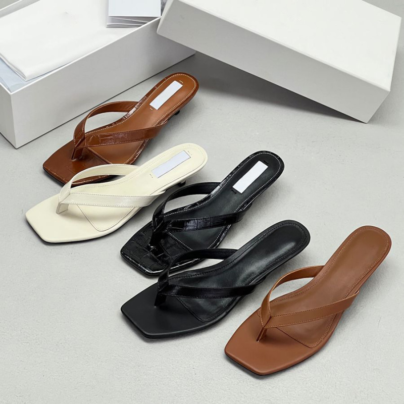 Nordic Minimalist Style~~French-Style Flip-Flops with a Versatile Cat-Heel Design for Outdoor Wear, Beach Thong Sandals, High-Heeled Sandals Nordic Minimalist Style~~French-Style Flip-Flops with a Versatile Cat-Heel Design for Outdoor Wear, Beach Thong Sandals, High-Heeled Sandals