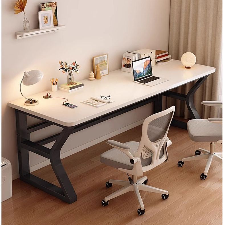 Jmo Computer Desk Desktop E-Sports Table Bedroom Study Home Student Desk Simple Extended Solid Wood Writing Desk