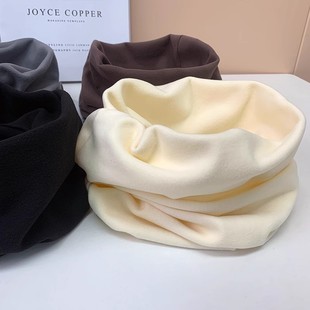 Warm Neck Cover for Men and Women's Autumn and Winter Scarf Pullover Neck Protection for Students Couple Riding Windproof Double-Sided Scarf
