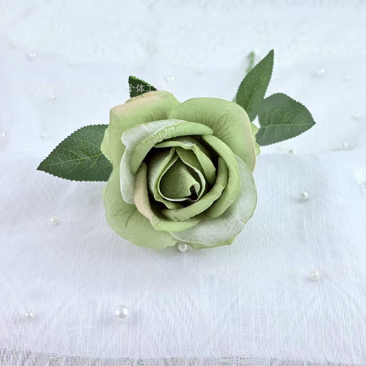 Una sola tela de terciopelo Xiaoxin Mei imitación de flores de rosa cascada diseño floral boda floral fila de flores pared transfronteriza