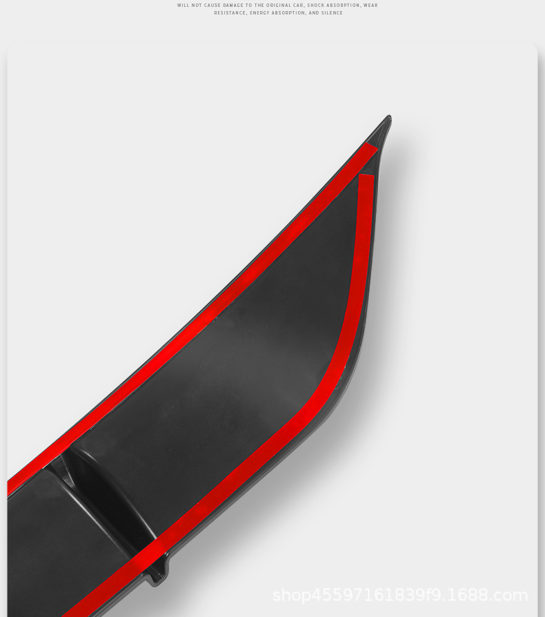 Suitable for Tesla Model Y 2025 New Rear Spoiler, New Model Y Rear Lip Surround, Rear Bumper Wind Blade Decoration