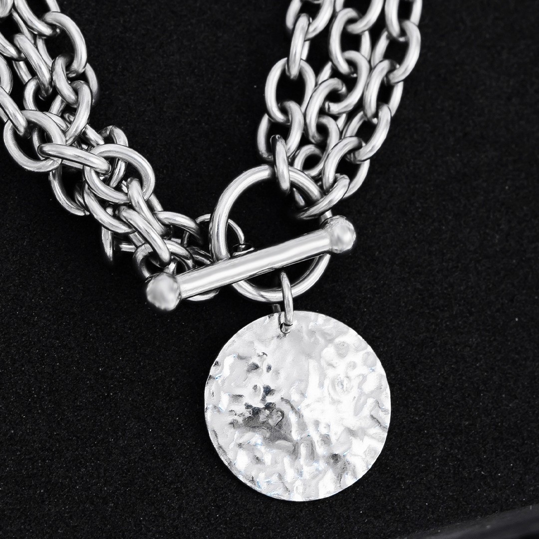 Niche Design Trend Cuban Multi Color Double Row Diamond Hip Hop Chain Men's Necklace_voghion.com