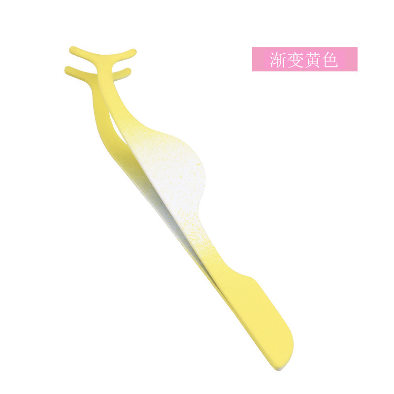 Suministro directo de fábrica rizador de pestañas ayuda de pestañas falsas pinzas de pestañas anti-sacudida de mano arco clip cosmético