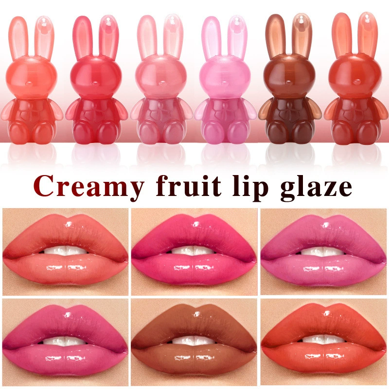 Moisturizing lip gloss, lip balm, mirror effect, 6 colors, plump lips effect, (Cross-border trading), intense hydration