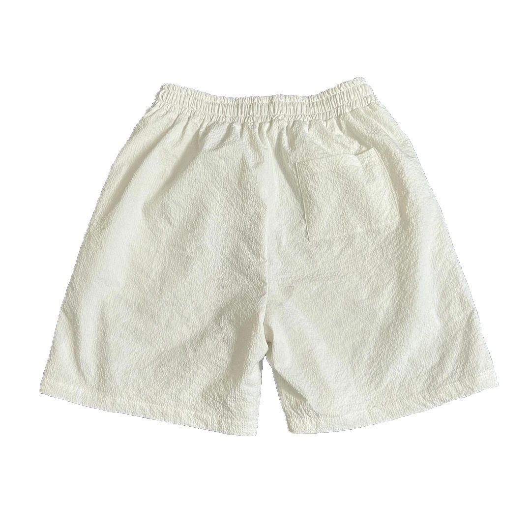 Men's Seersucker Quick-Dry Shorts - Lightweight Textured Casual & Sporty 5-Inch Shorts For Summer Outdoor Wear_voghion.com