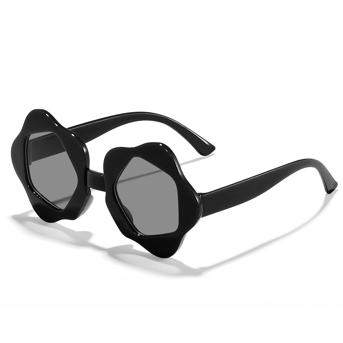 Pieza gris marco negro