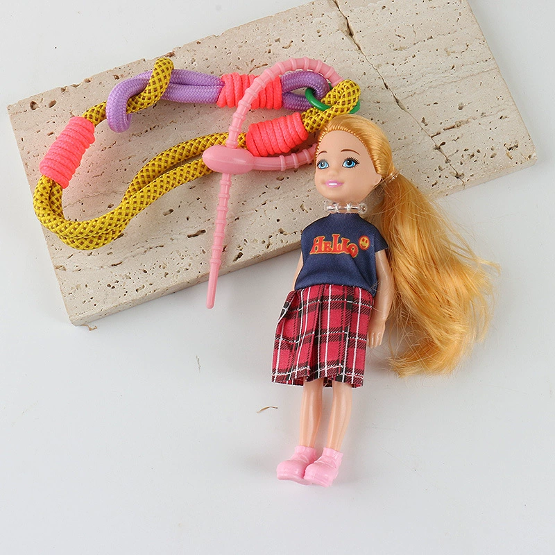 Backpack, Barbie doll, climbing pendant, keychain, Chanel style