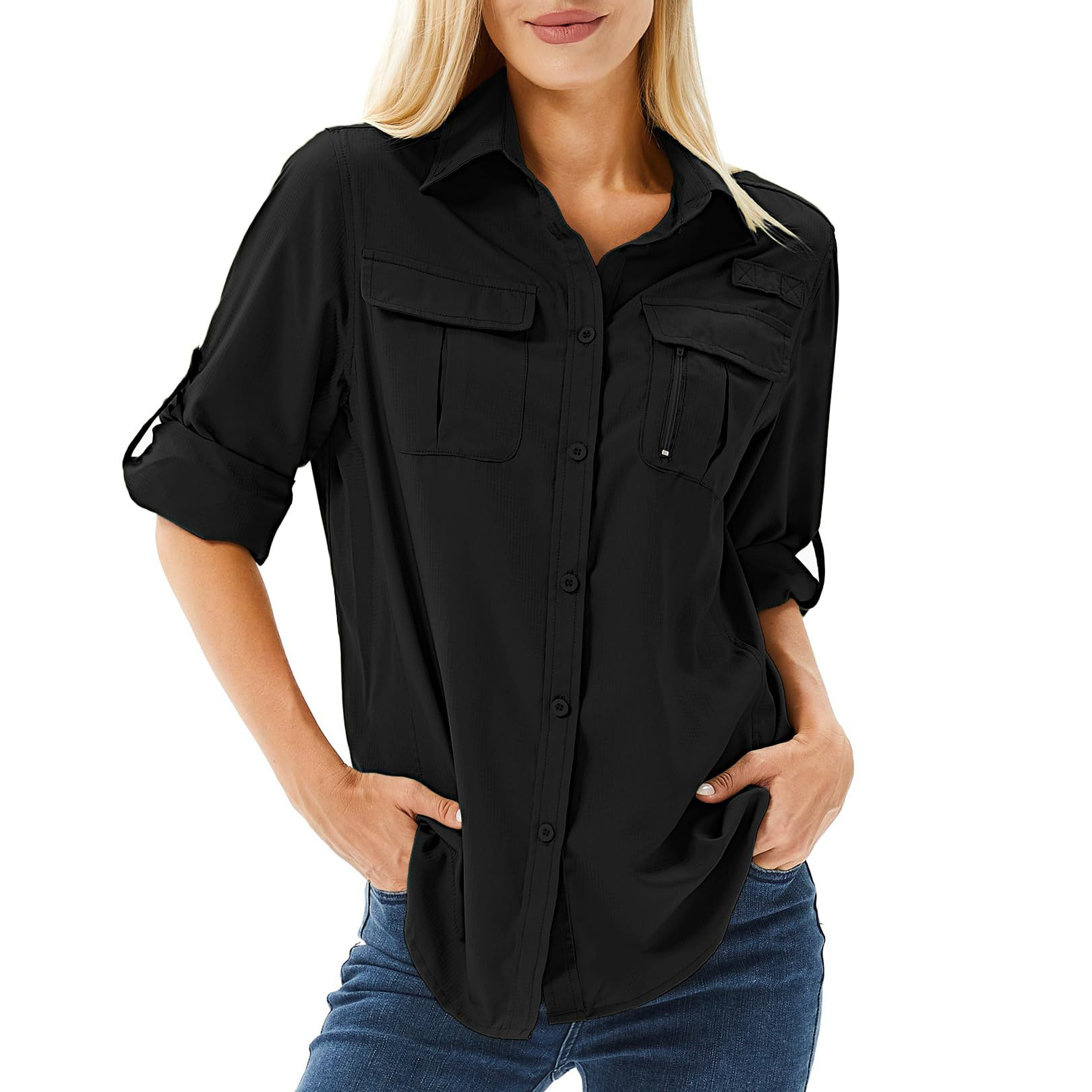 Women's Quick Drying Breathable Stretch Shirt Uv Protective Top_voghion.com