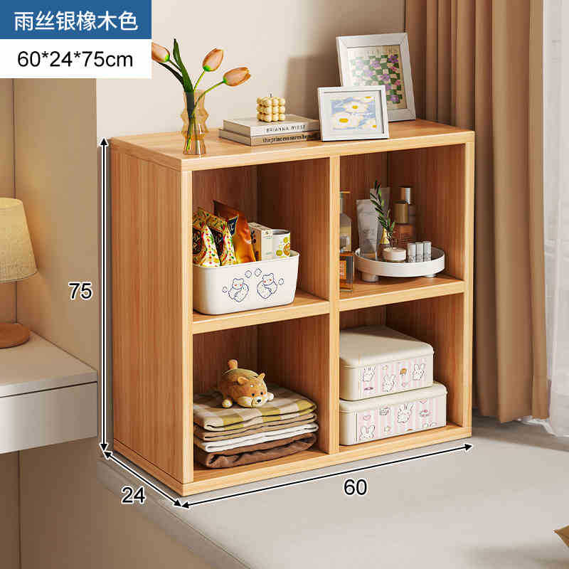 Librería pequeña en el balcón, ventana salediza, estantería, alféizar de la ventana, armario de almacenamiento, armario de almacenamiento, estante dividido de varias capas simple