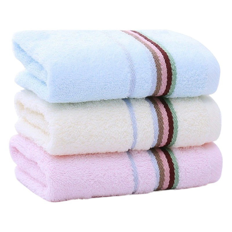 Полотенце Jialiya 6638 из чистого хлопка, однотонное, мягкое, впитывающее, с вышитым логотипом, оптом, подарочное, полотенце Jialiya