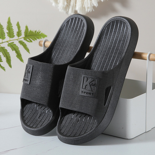 Home Cheap Hospitality Silent Household Men's and Women's Soft Sole Hotel Hotel Beauty Salon Bathroom Anti-Slip Sandals and Slippers Wholesale
