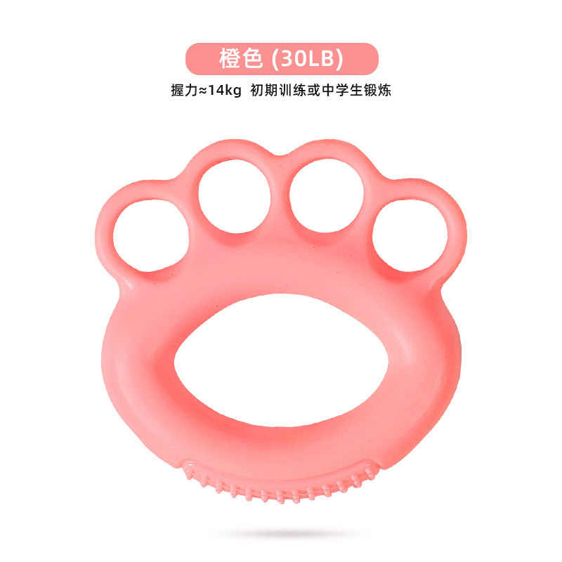 En stock entrenador de dedos para terapia física, anillo de agarre con puntos de masaje, fortalecedor de cinco dedos