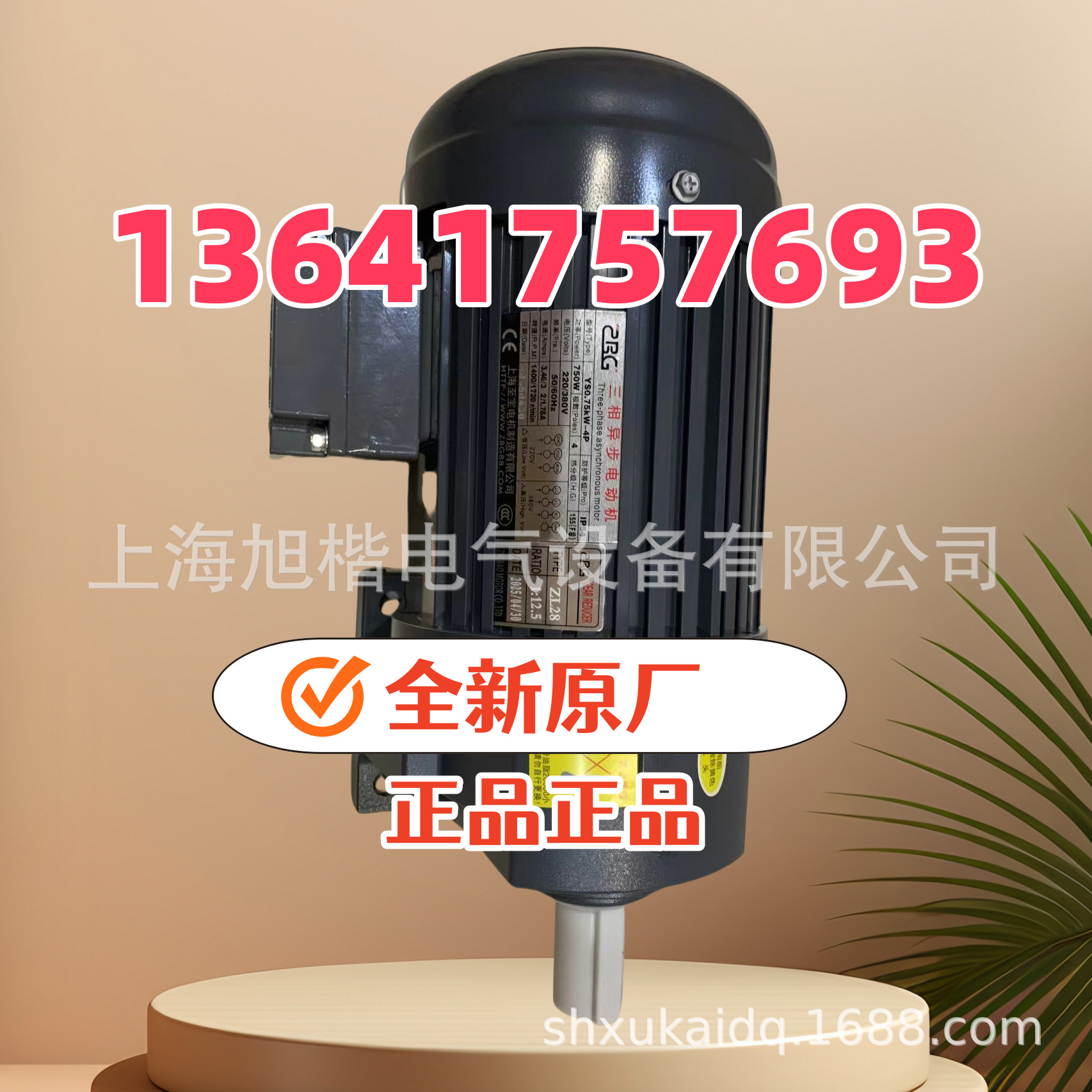 YS0.4KW-4P ZF40B 1:1200  ZHI BAO MOTOR电机