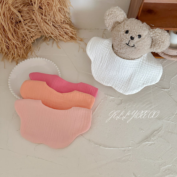 Children's cotton brand gauze eating bib