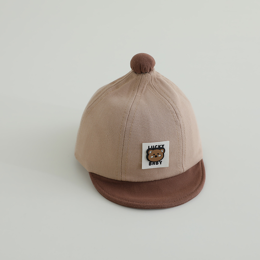 12-30 Sombreros para bebés de primavera y otoño delgados ajustables gorra gorra gor