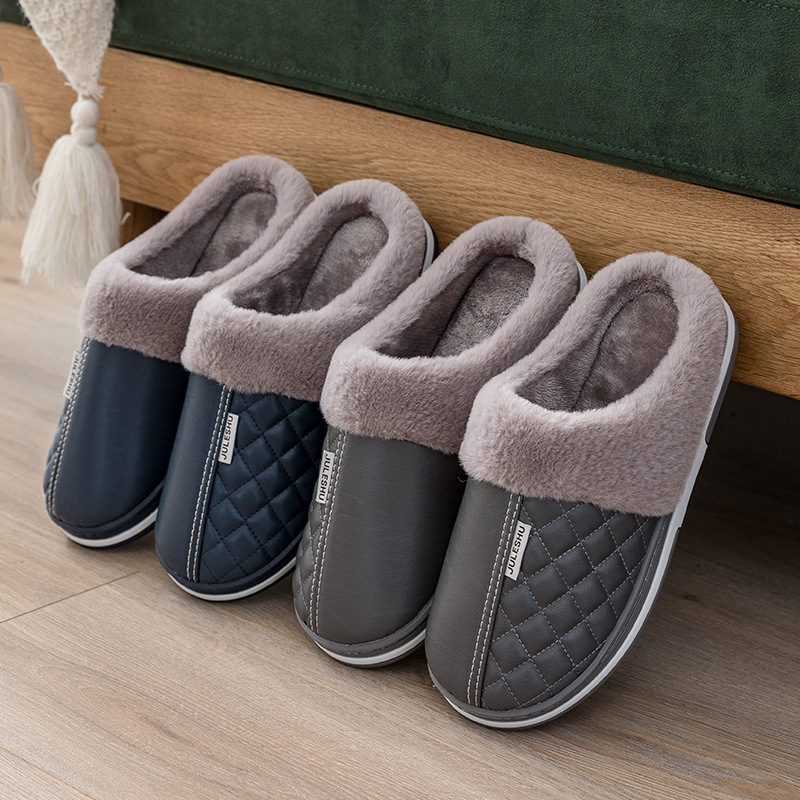 Elderly Women's Cotton Slippers for Autumn and Winter, Waterproof and Non-Slip Indoor Home Slippers, 2026 New Model, Plush Cotton Slippers Elderly Women's Cotton Slippers for Autumn and Winter, Waterproof and Non-Slip Indoor Home Slippers, 2026 New Model, Plush Cotton Slippers