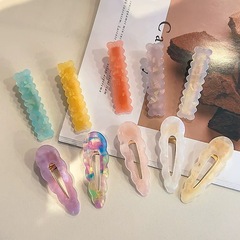 新しい韓国風クラウドレースウェーブヘアピン高価値妖精前髪カモノハシクリップサイドクリップヘアピン