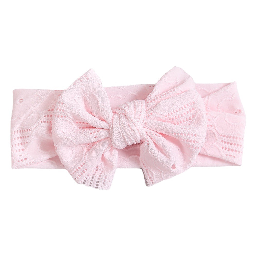 Transfronterizo nuevos niños diadema elástica arco accesorios para el cabello bebé diadema suave luz bebé banda de pelo de borde ancho