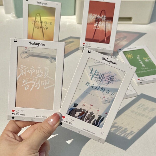 The same style of Xiaohongshu semi-transparent joint bookmark light…
