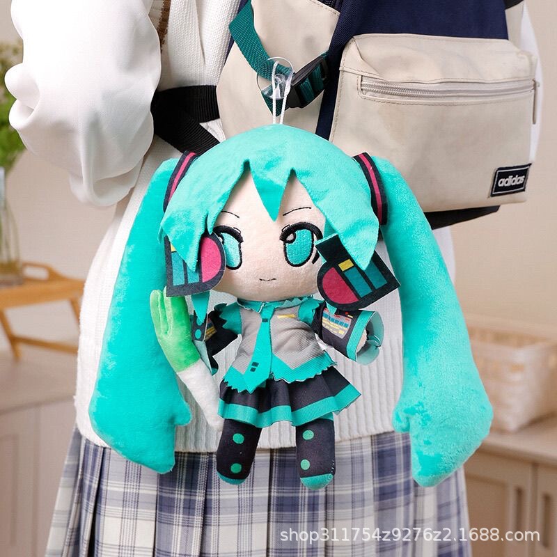 Cross-Border New Product Hatsune Miku Hatsune Fufu Pendant Plush Toy Hatsune Brooch Decoration Birthday Gift