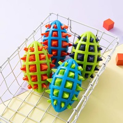 Cross-border TPR anti-chew abrasive pet supplies dog pineapple ball toy sound cleaning teeth interactive biting dog toy