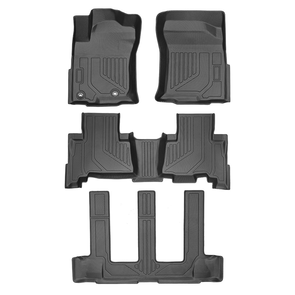 Para Toyota Prado 2010 - 2023 3D todo el tiempo TPE almohadilla para los pies almohadilla del maletero