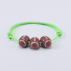 Basketball adjustable ball, woven bracelet handmade, European style, wholesale