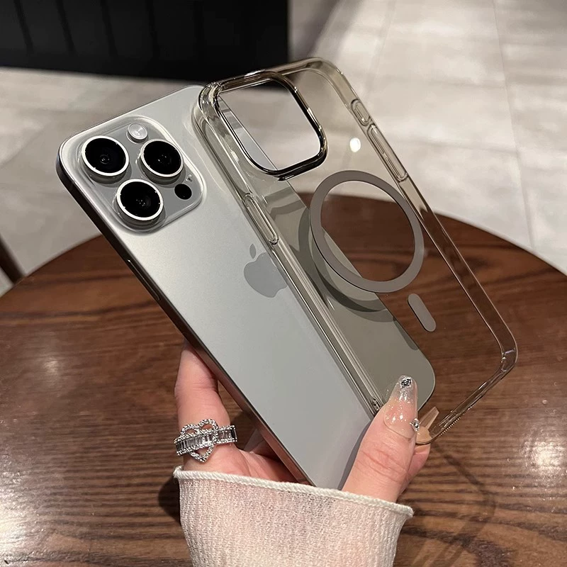 Apple, совместимый прозрачный чехол для телефона, iPhone 15, защитный чехол, iPhone, 17ProMax