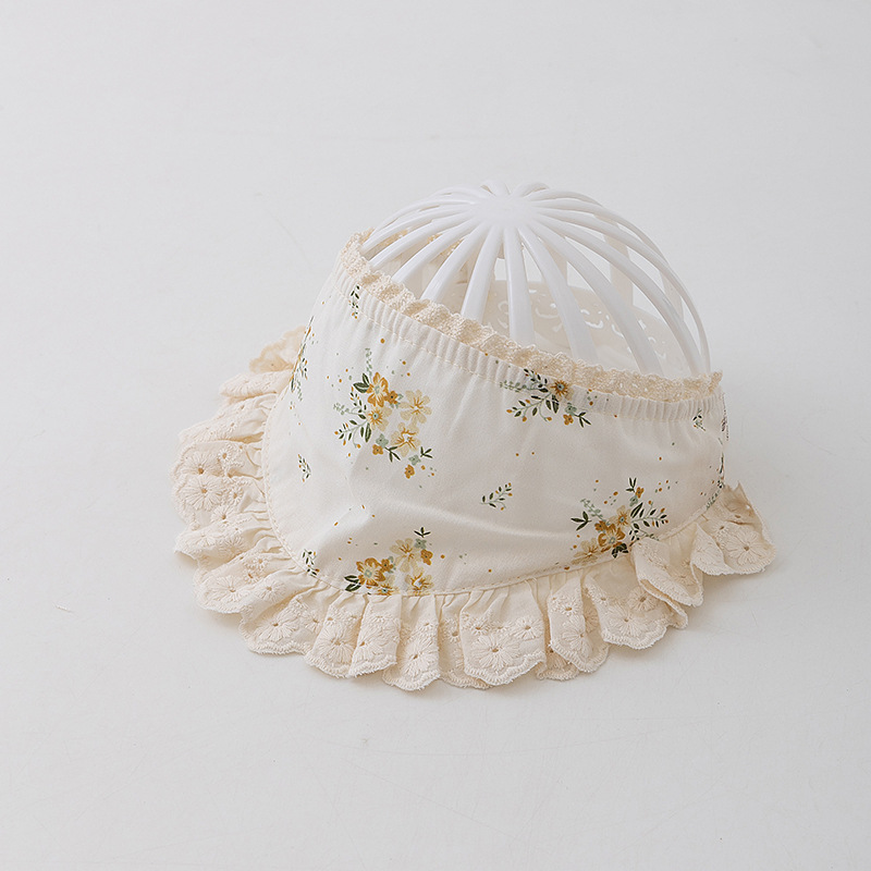 Sombrero de bebé Sombrero de neumáticos para bebés de verano Sombrero transpirable para recién nacidos delgado de algodón puro Sombrero de protección solar Sombra para mujer