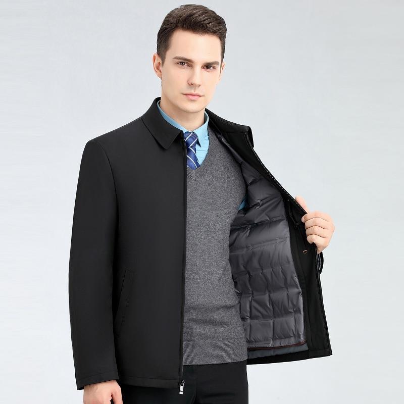 블랙 22988 라펠 지퍼 스타일