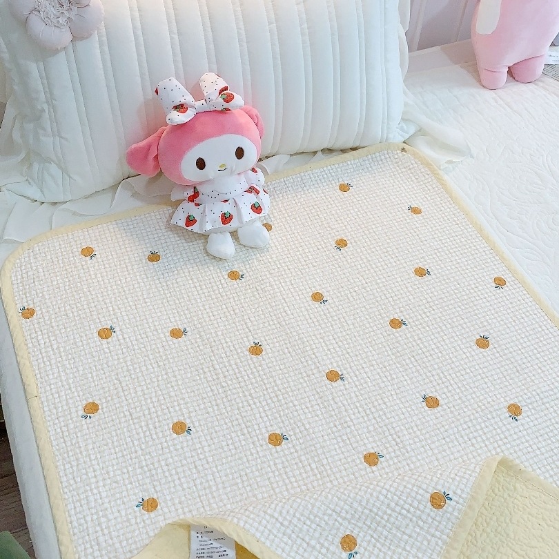 Korean Baby Mat, Baby Pure Cotton Small Mattress, Four-Season Mattress, Korean Quilted Mat, Sleeping Mat, Close-Fitting Thin Mattress