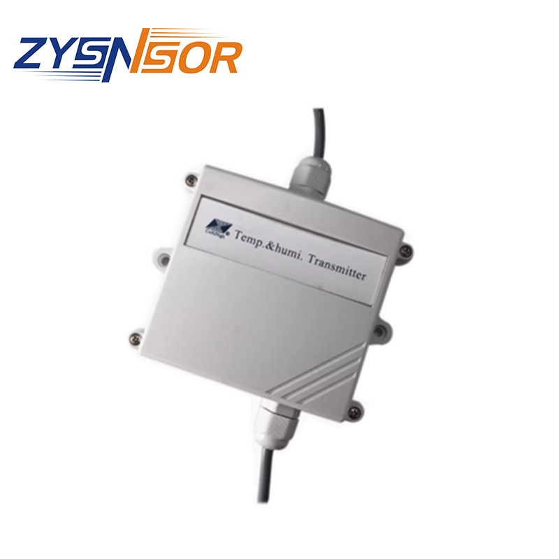 昆仑海岸温湿度变送器温度可选购 4~20mA,法兰安装 10米线，304杆