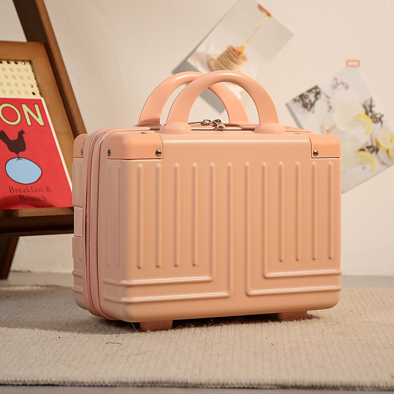 Nueva maleta de mano, caja de regalo para mujer, caja de dulces de boda de 14 pulgadas, mini caja de maquillaje linda, caja de almacenamiento de maleta