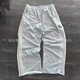 Cross-border American Street Double Waist Lace-up Casual Pants for Men Y2K Retro Harajuku Straight Pants High Waist Hip-hop Sports Pants