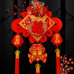 中国の結びのペンダントの赤い果物の赤い福の引っ越しの祝い事の客間の寝室のペンダントの春節の祝い事のペンダントの中国の結び