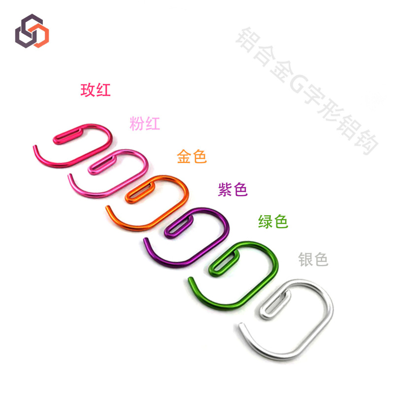 多功能铝合金G形电动车挂钩婴儿车箱包挂钩多场景适用金属挂扣|undefined