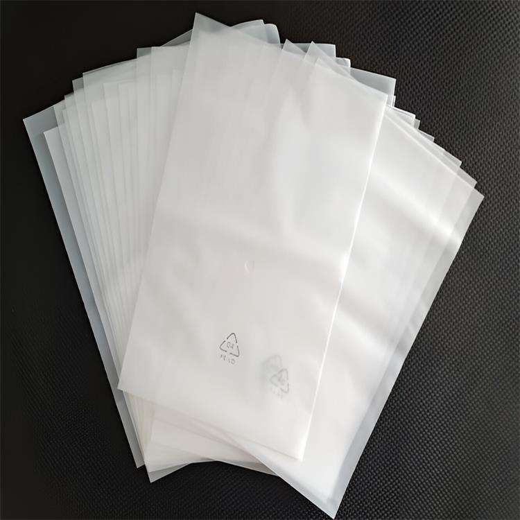 OPP自粘袋 服装包装袋CPE磨砂塑料自封袋 穿绳袋印刷黑色袋