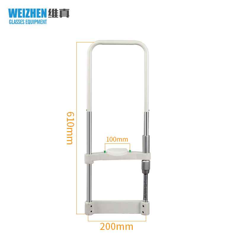 Weizhen DL-tipo soporte de la frente gafas oftálmicas soporte de equipo optometría Mesa lineal instrumento de entrenamiento telescópico soporte de la frente