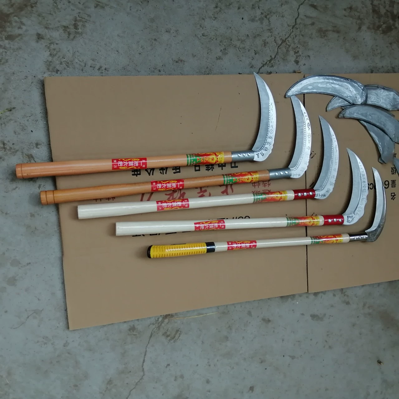 Ручной кованый деревянный нож из бука 55 с длинной головкой нож для стрижки урожая