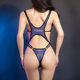 ZOCOA/ZOKALEEN Wild Hollow-out Motorsuit Sleeveless Letter Printed jumpsuit Women's Lingerie Uniform